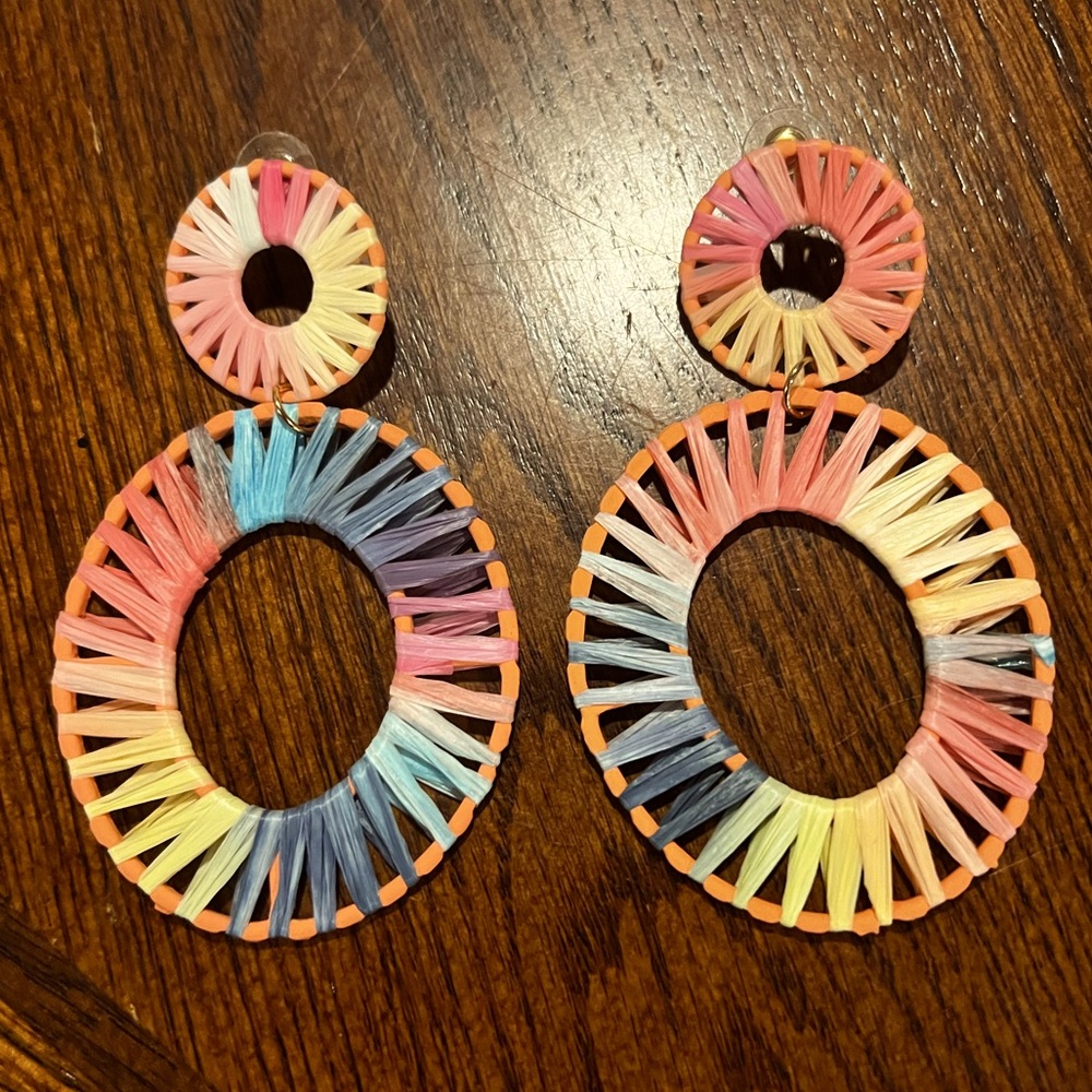 Anthropologie BaubleBar Colorful Earrings 🩷💙